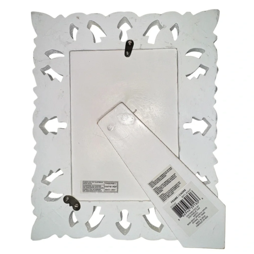 Elegant White Picture Frame